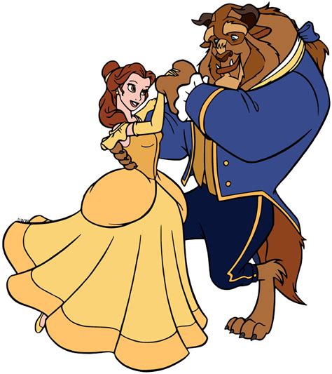 Belle & the Beast Clip Art (PNG Images) | Disney Clip Art Galore