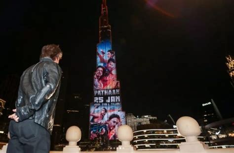 Watch: Shah Rukh Khan’s ‘Pathan’ trailer screened at Burj Khalifa ...