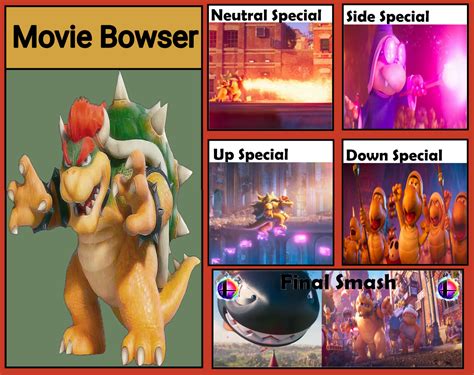 Smash Bros. Moveset Dark- Movie Bowser by Jsteen03 on DeviantArt