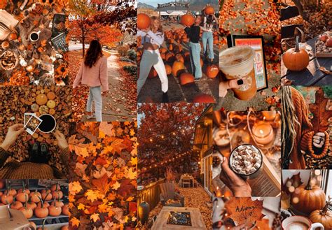 Autumn Aesthetic Collage PC Wallpapers - Wallpaper Cave