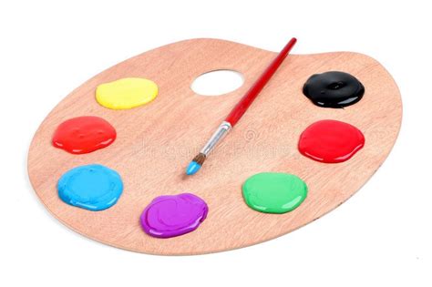 Paint Palette. Artist's Palette and a Paintbrush , #Aff, #Palette, # ...