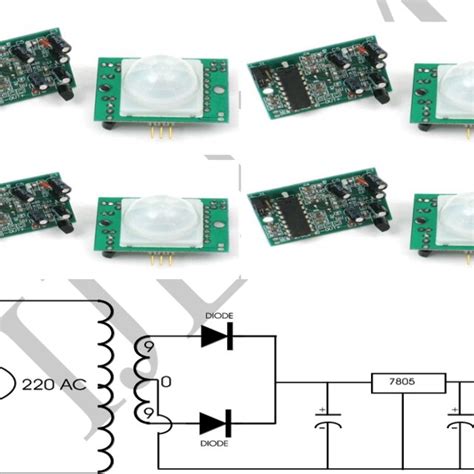 Working of PIR sensor | Download Scientific Diagram