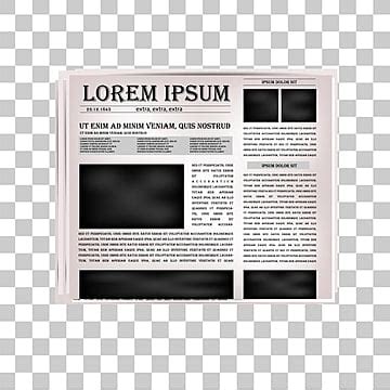 Newspaper Headline Vector Art PNG Images | Free Download On Pngtree