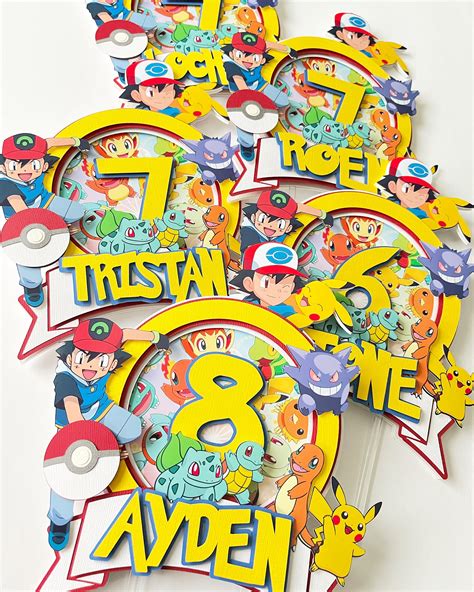 Pokémon themed Party Decorations – Dae2Dae Events