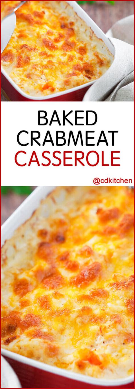 Baked Crabmeat Casserole Recipe | CDKitchen.com