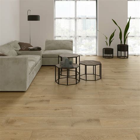 Wickes Maine Light Oak Wood Effect Porcelain Wall Floor Tile 225 X ...