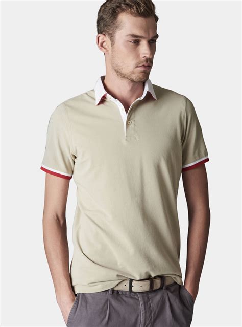 Polo de algodón con cuello de camisa | Gutteridge - 94867005