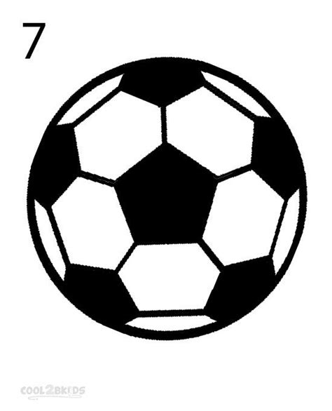 How to Draw a Soccer Ball Step 7 | Soccer ball, Soccer, Ball