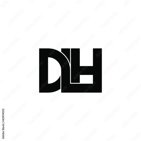 dlh letter original monogram logo design Stock Vector | Adobe Stock