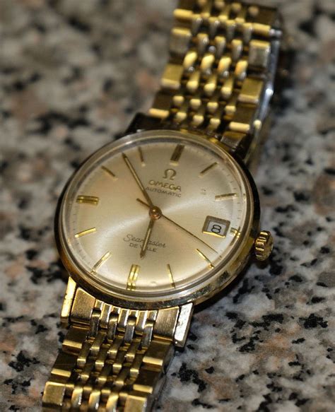 Vintage Gold Filled Omega Seamaster DeVille Automatic Mens Watch ...