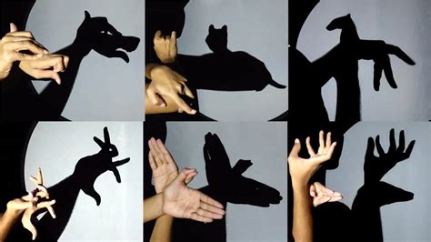 Guess The Hand Shadow Animal I Hand Shadow Puppets Show. - YouTube