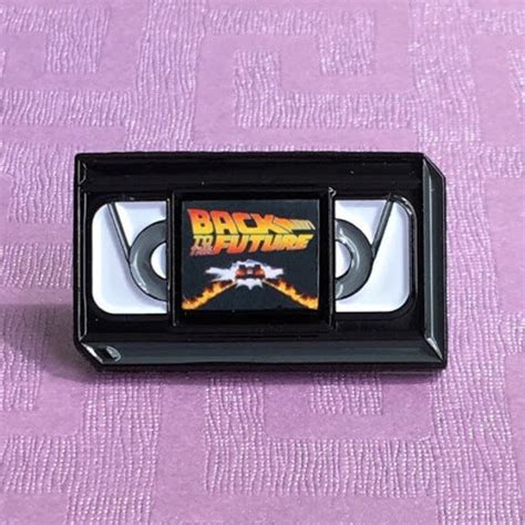 Retro Back to the Future VHS Tape Enamel Pin With Removable | Etsy