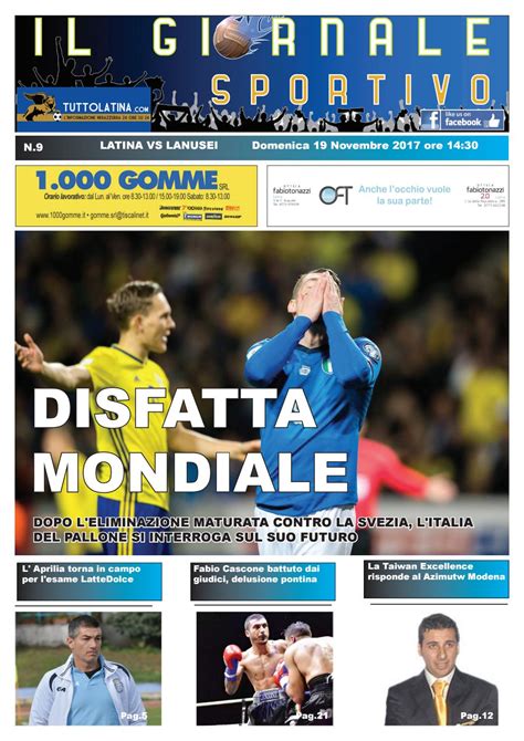 Il Giornale Sportivo N.9 by Il Giornale Sportivo®️ - Issuu