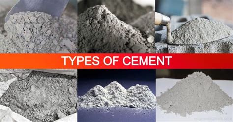 15 Types of Cement - Uses, Advantages & Disadvantages [Complete Details ...