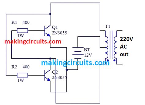 15 Transistor Inverter Circuit Diagram | Robhosking Diagram