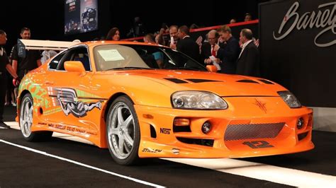 El Toyota Supra de Rápido y Furioso se subastó por mucho más de lo esperado