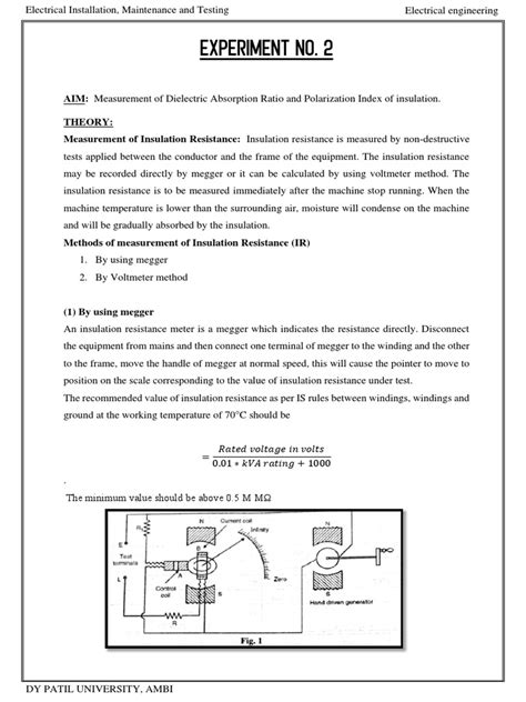 Experiment 2 | PDF | Electrical Resistance And Conductance | Insulator ...