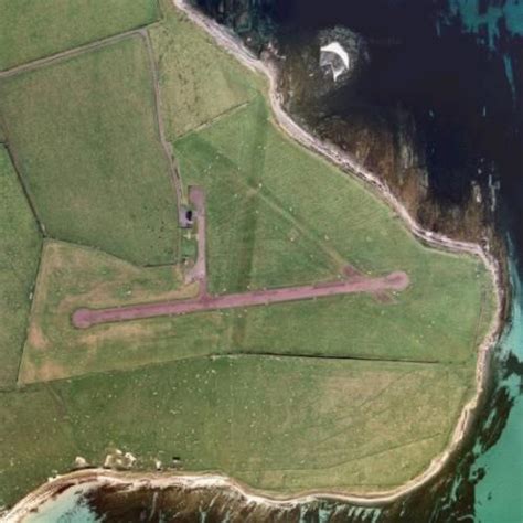 Westray Airport in Aikerness, United Kingdom (Google Maps)