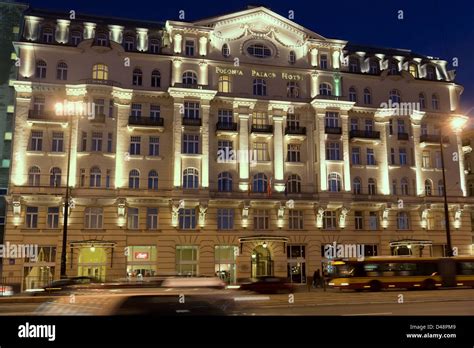 Warsaw, Poland, the Polonia Palace Hotel in Bahnhofsnaehe Stock Photo ...