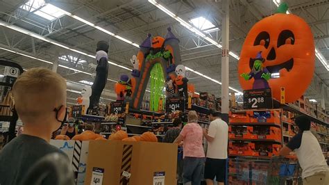 Our Walmart's Halloween Inflatables & Decorations 😒 - YouTube