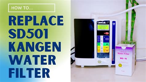 HOW TO REPLACE KANGEN WATER FILTER | Leveluk SD501 | Enagic - YouTube