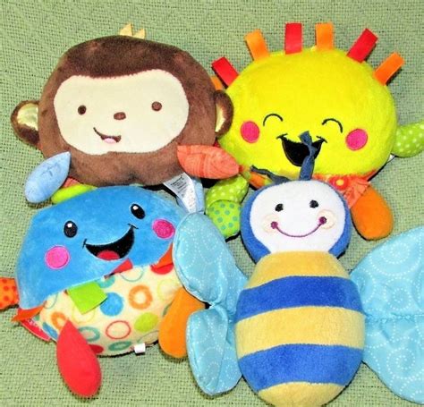 Fisher Price GIGGLE GANG Lot WORKING Condition + Plush Butterfly Baby ...