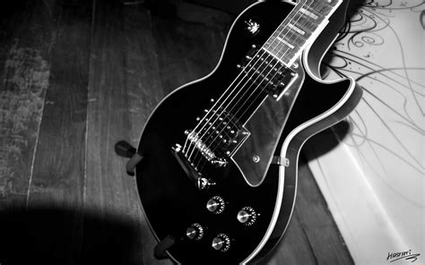 Black Electric Guitar Wallpaper