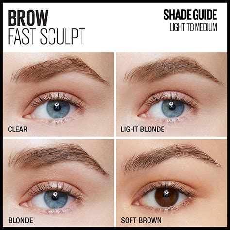 Maybelline Brow Fast Sculpt Gel Mascara NEW LAUNCH 8 Shades