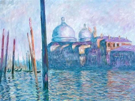 Monet - The Grand Canal, Venice - Hand-Painted Oil Painting on Canvas