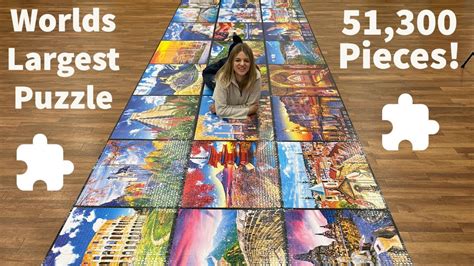 I COMPLETED THE WORLDS LARGEST PUZZLE!!!! - YouTube