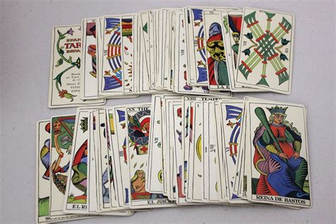 Spanish Tarot Cards Set, Bilingual, Heraclio Fournier S A,