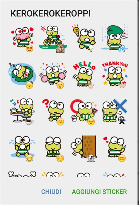 keroppi | Anime - Stickers