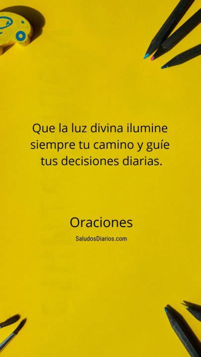 Fondo amarillo, Oraciones bonitas, Religiosas frases - Saludos Diarios