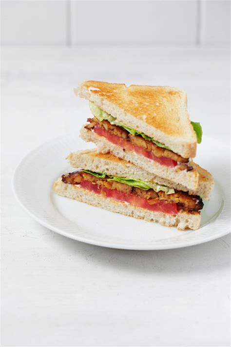 Vegan BLT Sandwich with Homemade Mayo | The Full Helping