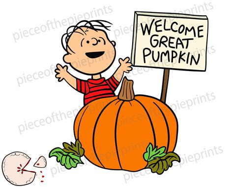 Charlie Brown/Great Pumpkin/linus/halloween/SVG/clipart/hand | Etsy