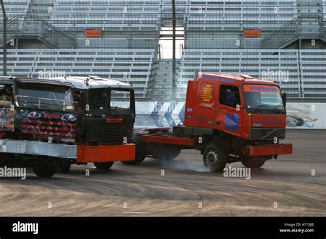 Big Rig Truck Racing Stock Photo - Alamy