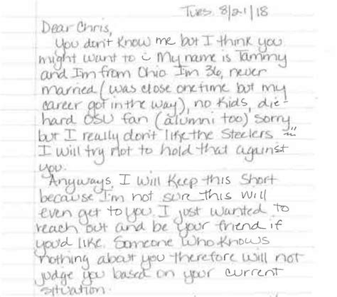 SEE IT: Chris Watts gets ‘fan’ mail, photos, love letters in jail after ...