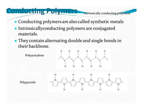 Conducting polymers