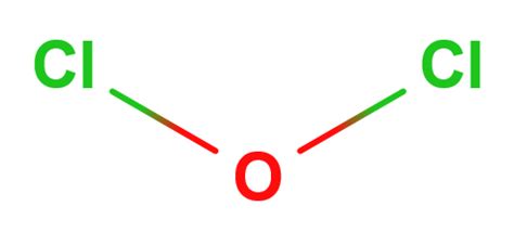 inorganic chemistry - Dichlorine monoxide molecular geometry ...