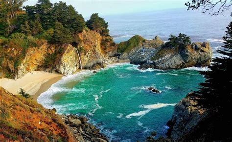 Expose Nature: McWay Falls - Big Sur, CA [OC] [2850x1754]