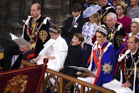 King Charles coronation: George, Charlotte, Louis, Prince William and ...