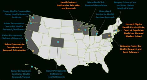 Crn Participants - Kaiser Permanente Locations In California Map ...