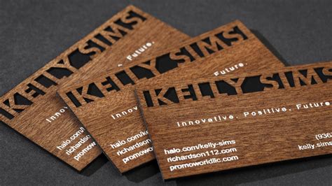 Business Cards Wood: Combining Elegance and Sustainability - BusinessCards