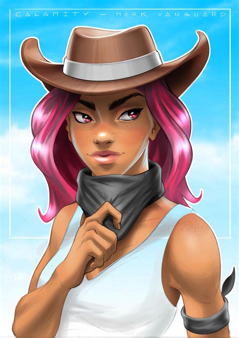 Calamity art - different style, hope u like ! : r/FortNiteBR