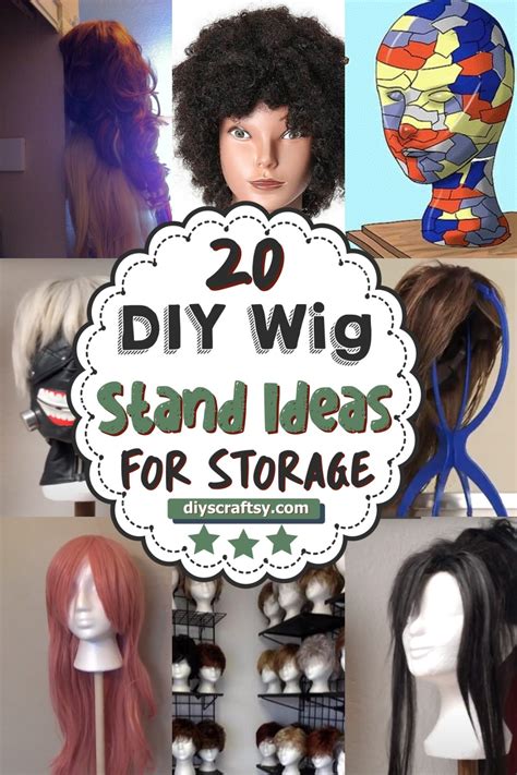 20 DIY Wig Stand Ideas For Storage - DIYsCraftsy