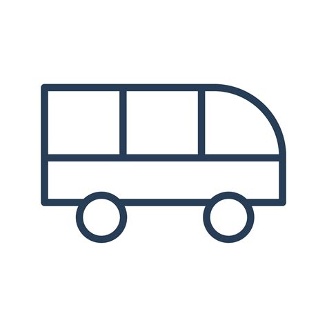 bus vector icon line for web, presentation, logo, Icon Symbol. 4930382 ...