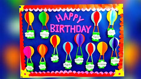 Birthday Bulletin Board Ideas Printable