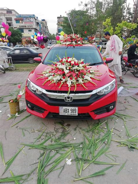 Car Décor With Roses- fromyouflowers.pk