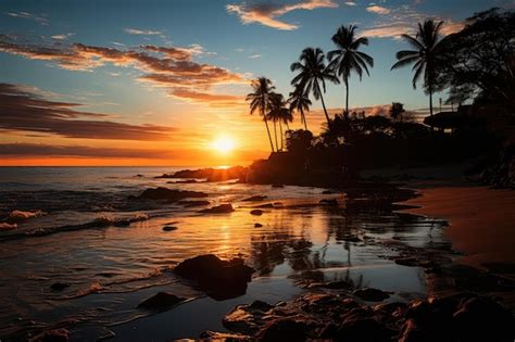 Premium AI Image | Porto Seguro beaches gold sands and crystal clear ...