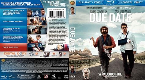 Due Date - Movie Blu-Ray Custom Covers - Due Date 2010 - English ...